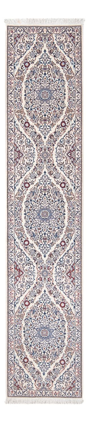Tapis de couloir Tapis persan - Nain - Premium - 209 x 49 cm - beige foncé