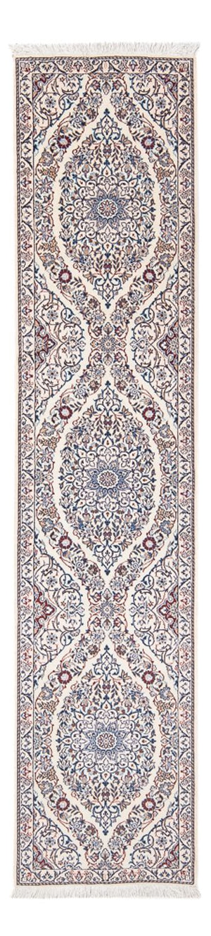 Tapis de couloir Tapis persan - Nain - Premium - 208 x 49 cm - beige foncé