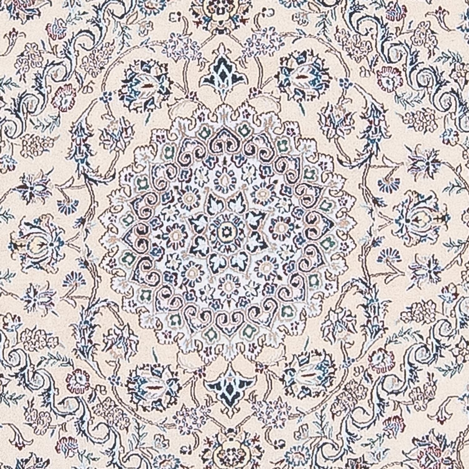 Tapis de couloir Tapis persan - Nain - Premium - 315 x 91 cm - gris