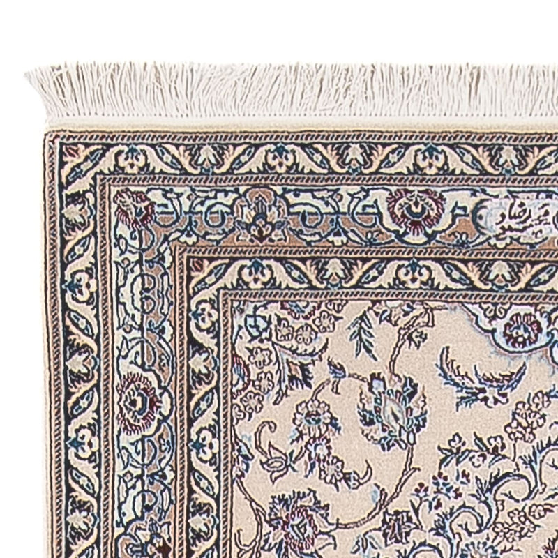 Tapis de couloir Tapis persan - Nain - Premium - 315 x 91 cm - gris