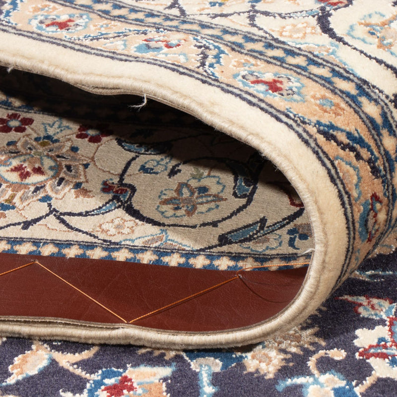 Tapis persan - Nain - Premium - 202 x 129 cm - bleu foncé