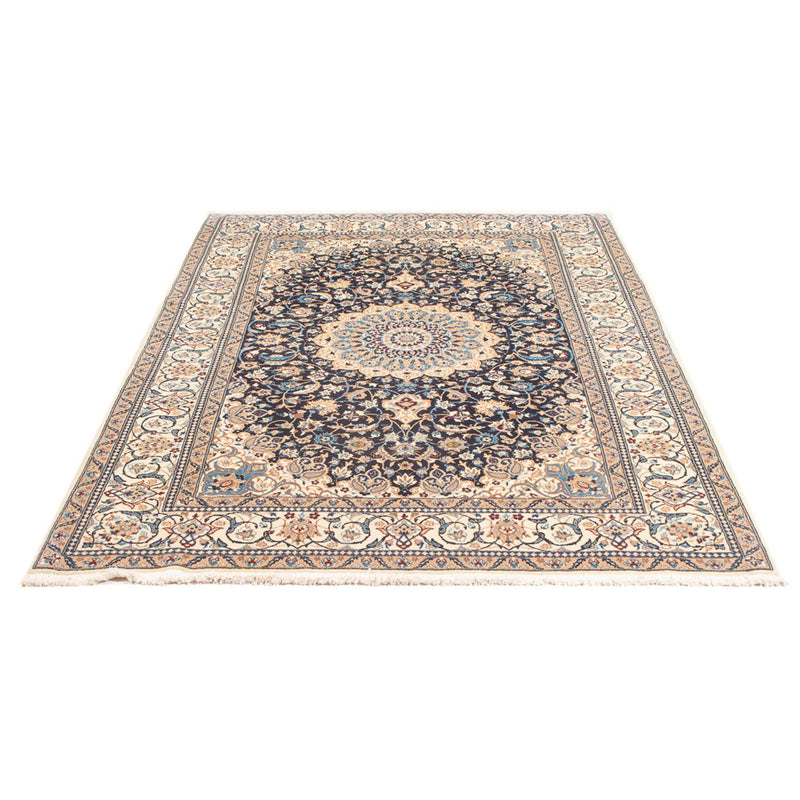 Tapis persan - Nain - Premium - 202 x 129 cm - bleu foncé