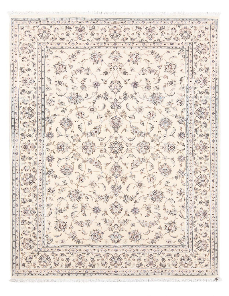 Tapis persan - Nain - Premium - 198 x 150 cm - crème
