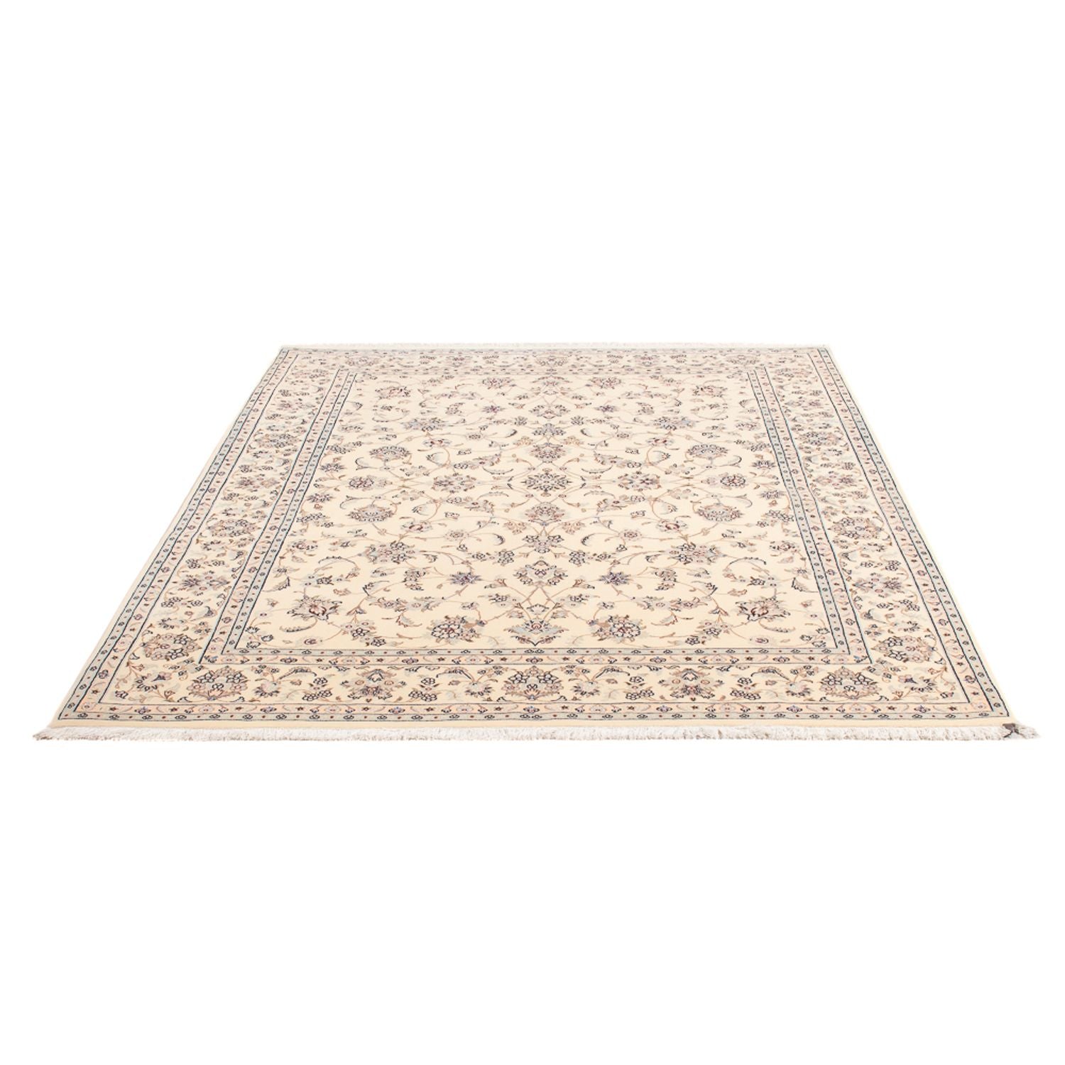 Tapis persan - Nain - Premium - 198 x 150 cm - crème