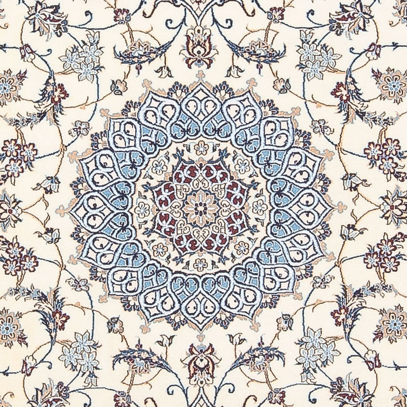 Tapis persan - Nain - Premium - 211 x 130 cm - crème