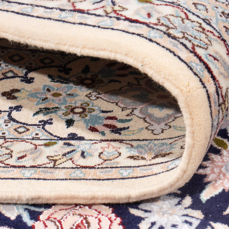 Tapis persan - Nain - Premium - 220 x 148 cm - bleu foncé