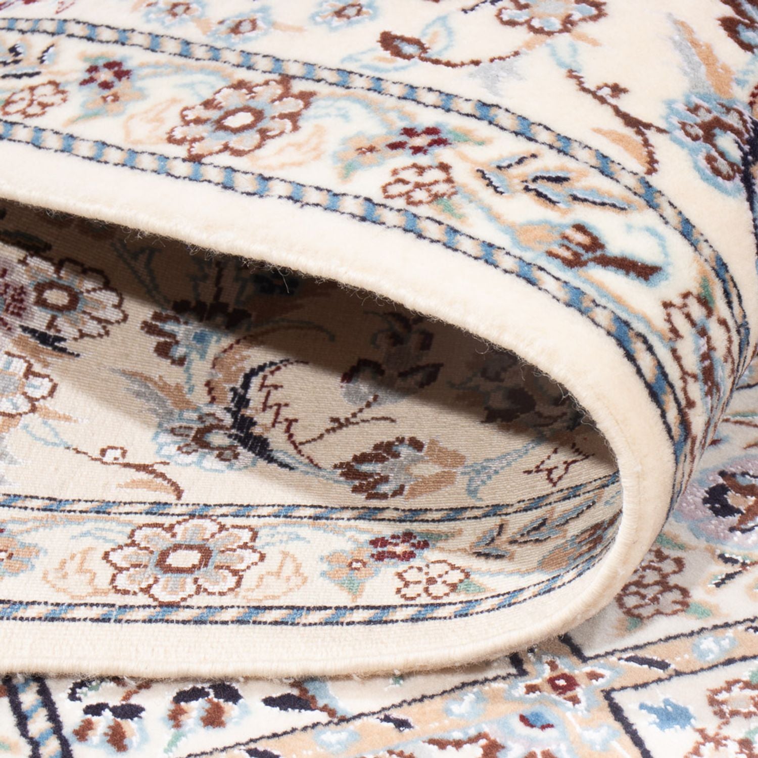 Tapis persan - Nain - Premium - 230 x 152 cm - crème