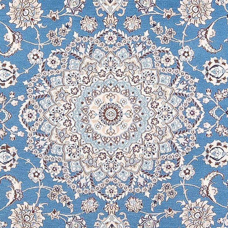 Tapis persan - Nain - Premium - 198 x 131 cm - bleu
