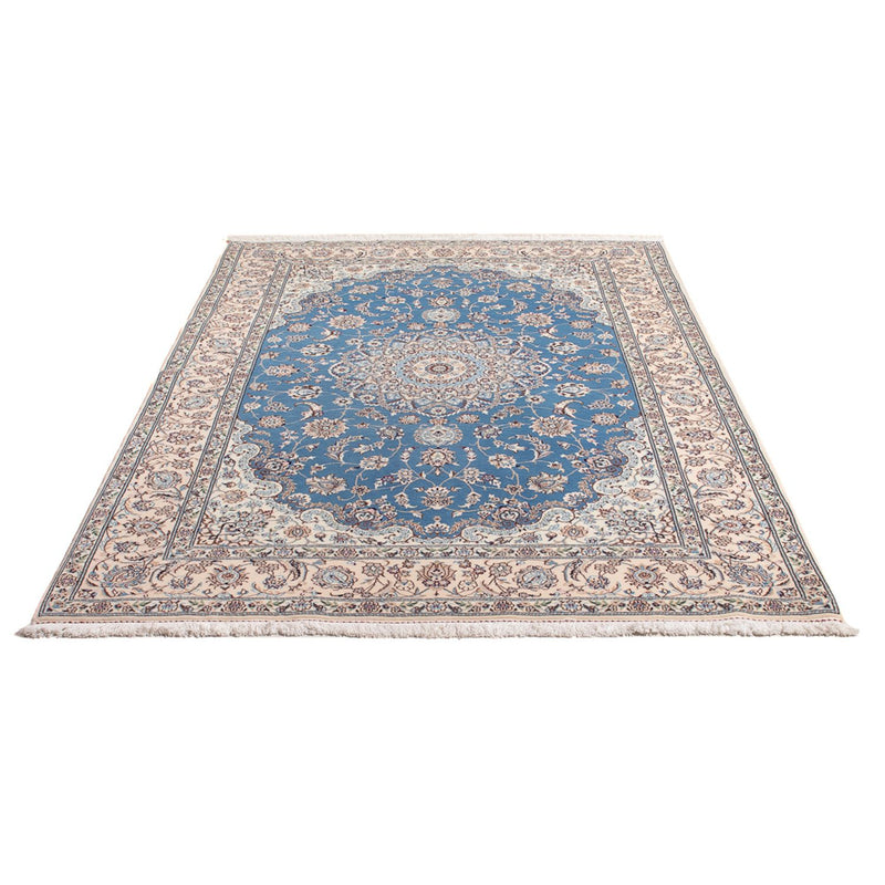 Tapis persan - Nain - Premium - 198 x 131 cm - bleu