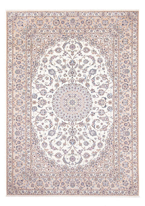 Tapis persan - Nain - Premium - 308 x 210 cm - crème