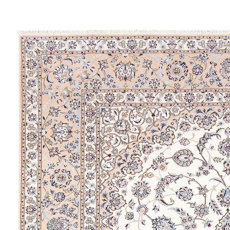 Tapis persan - Nain - Premium - 308 x 210 cm - crème