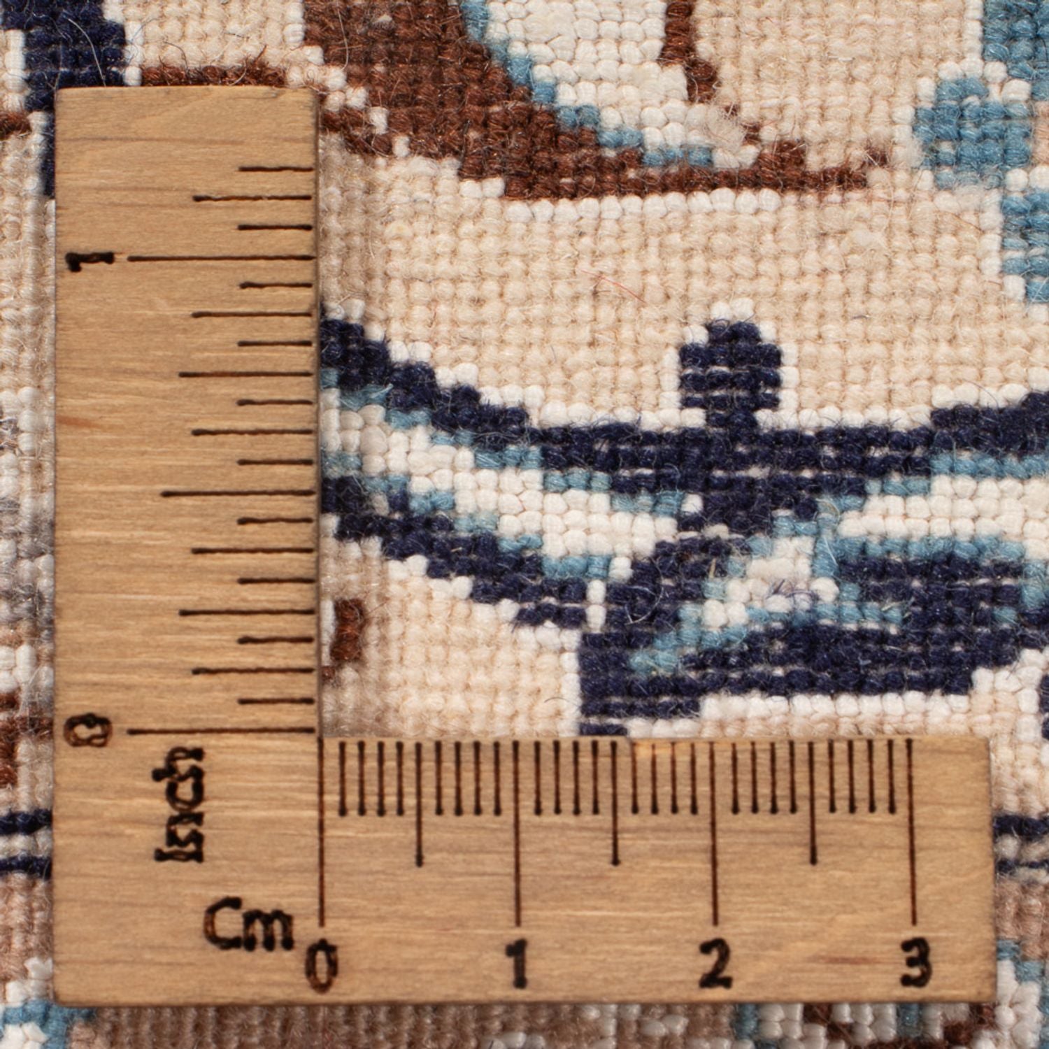 Tapis persan - Nain - Premium - 214 x 135 cm - crème