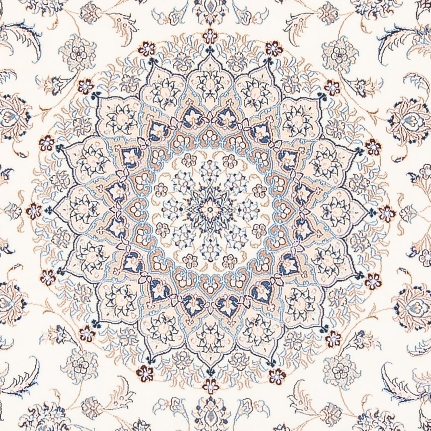 Tapis persan - Nain - Premium - 205 x 150 cm - crème