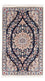 Tapis persan - Nain - Premium - 83 x 48 cm - bleu foncé
