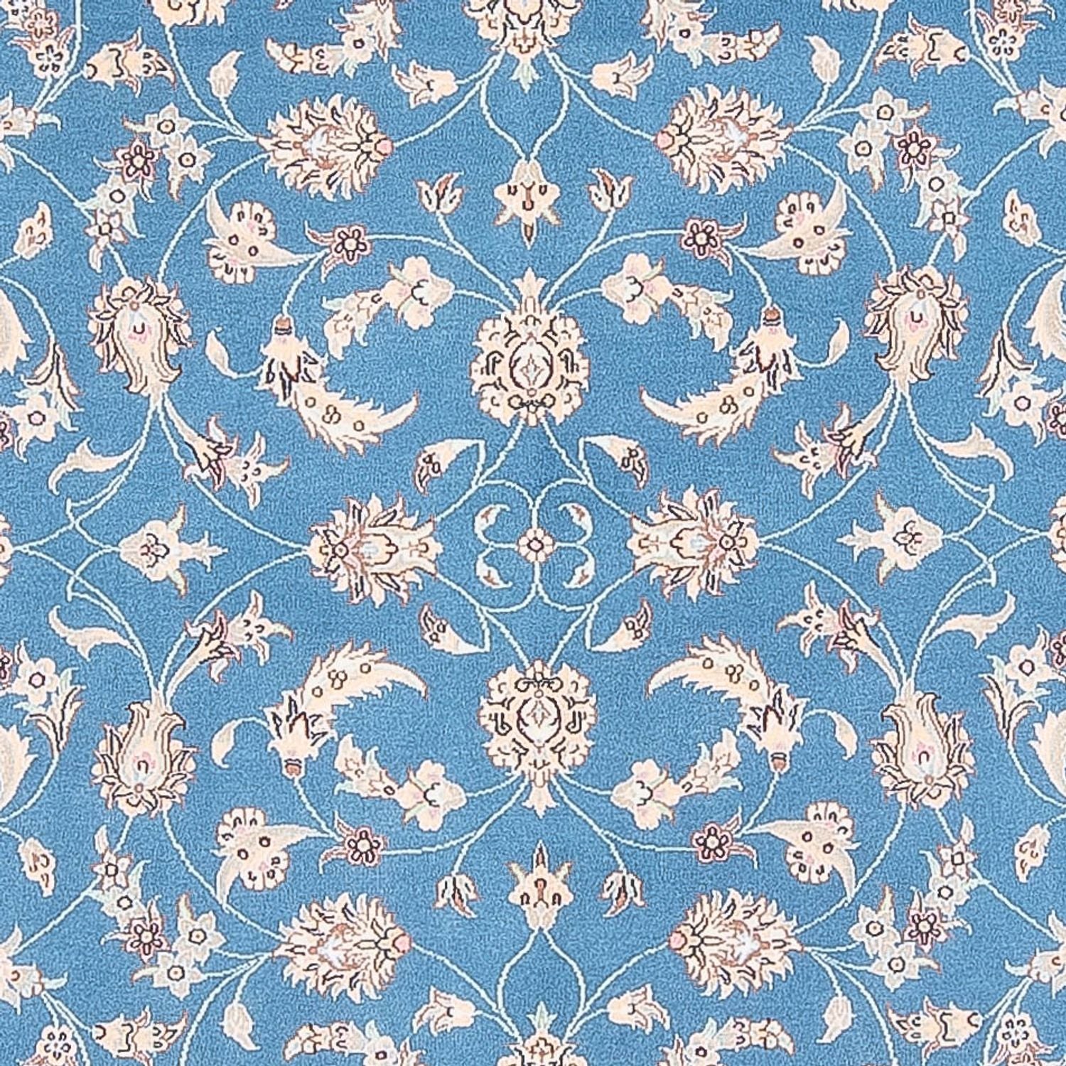 Tapis persan - Nain - Premium - 210 x 151 cm - bleu