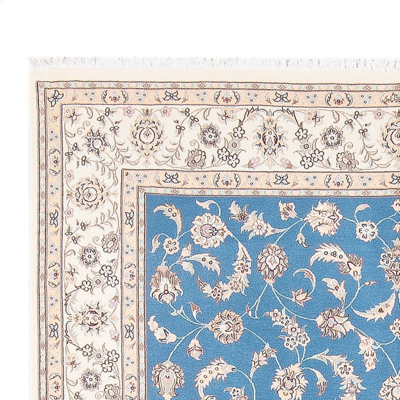 Tapis persan - Nain - Premium - 210 x 151 cm - bleu