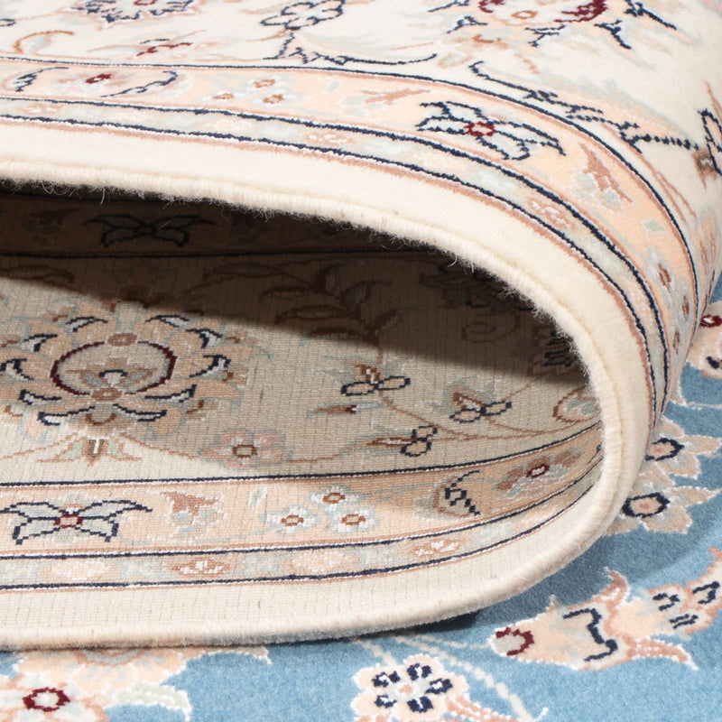 Tapis persan - Nain - Premium - 210 x 151 cm - bleu