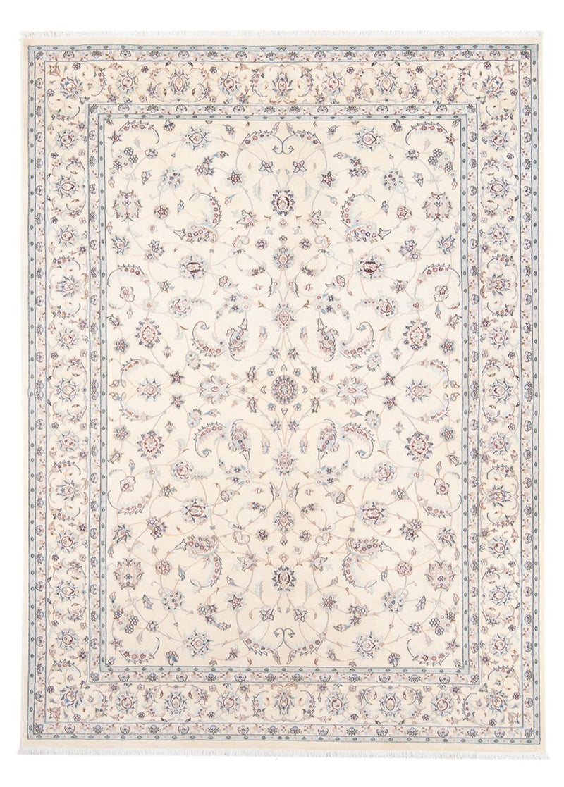 Tapis persan - Nain - Premium - 241 x 170 cm - beige clair
