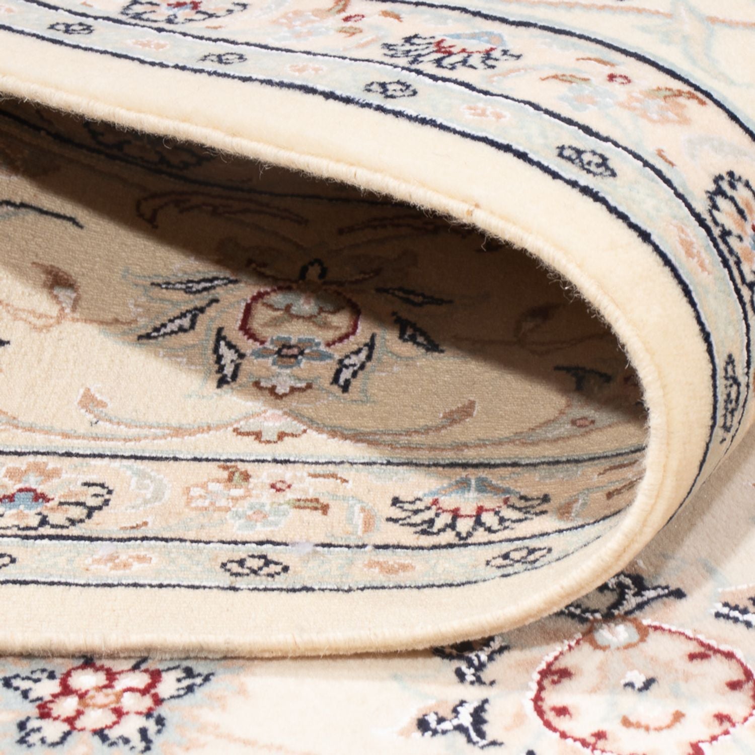 Tapis persan - Nain - Premium - 241 x 170 cm - beige clair