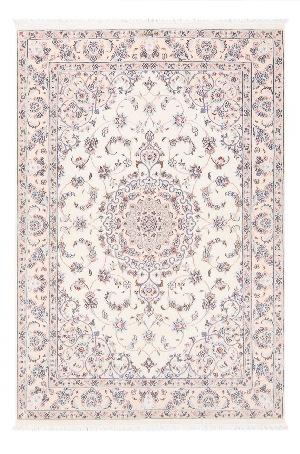 Perserteppich - Nain - Premium - 158 x 111 cm - creme