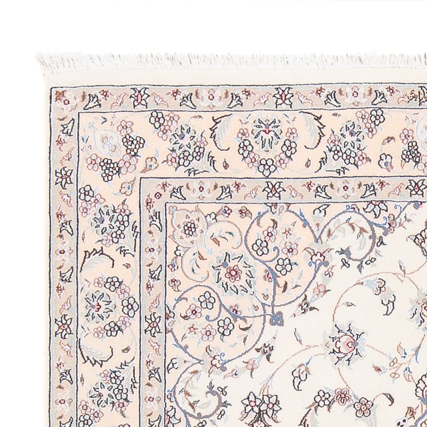 Perserteppich - Nain - Premium - 158 x 111 cm - creme