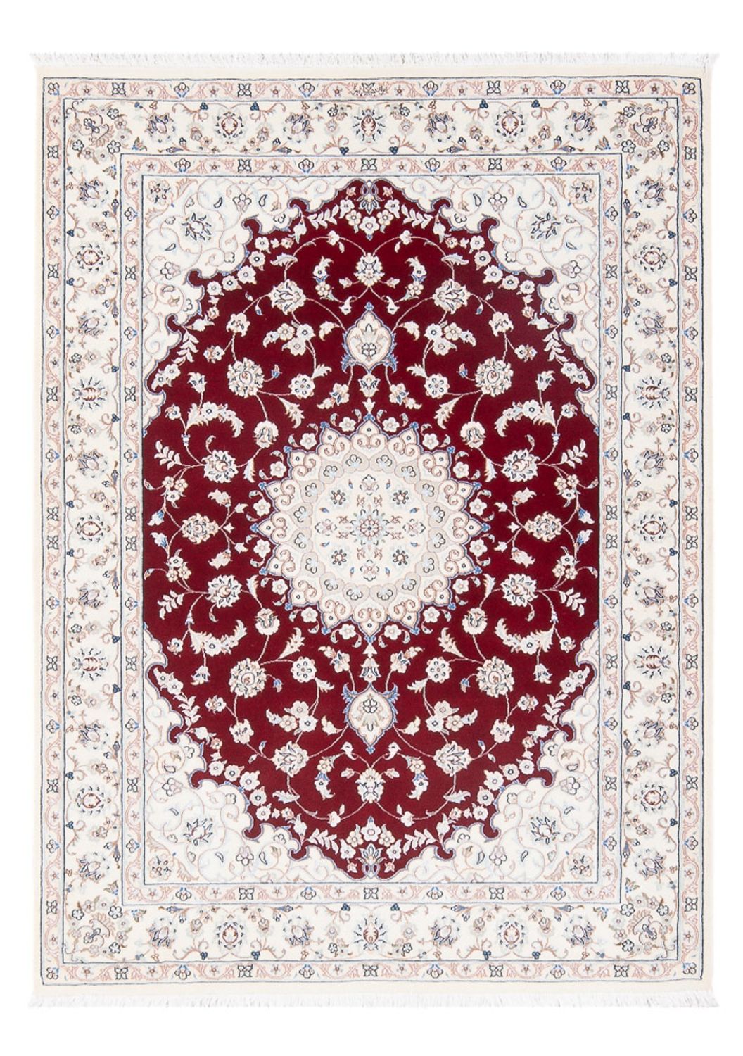 Perserteppich - Nain - Premium - 157 x 110 cm - rot