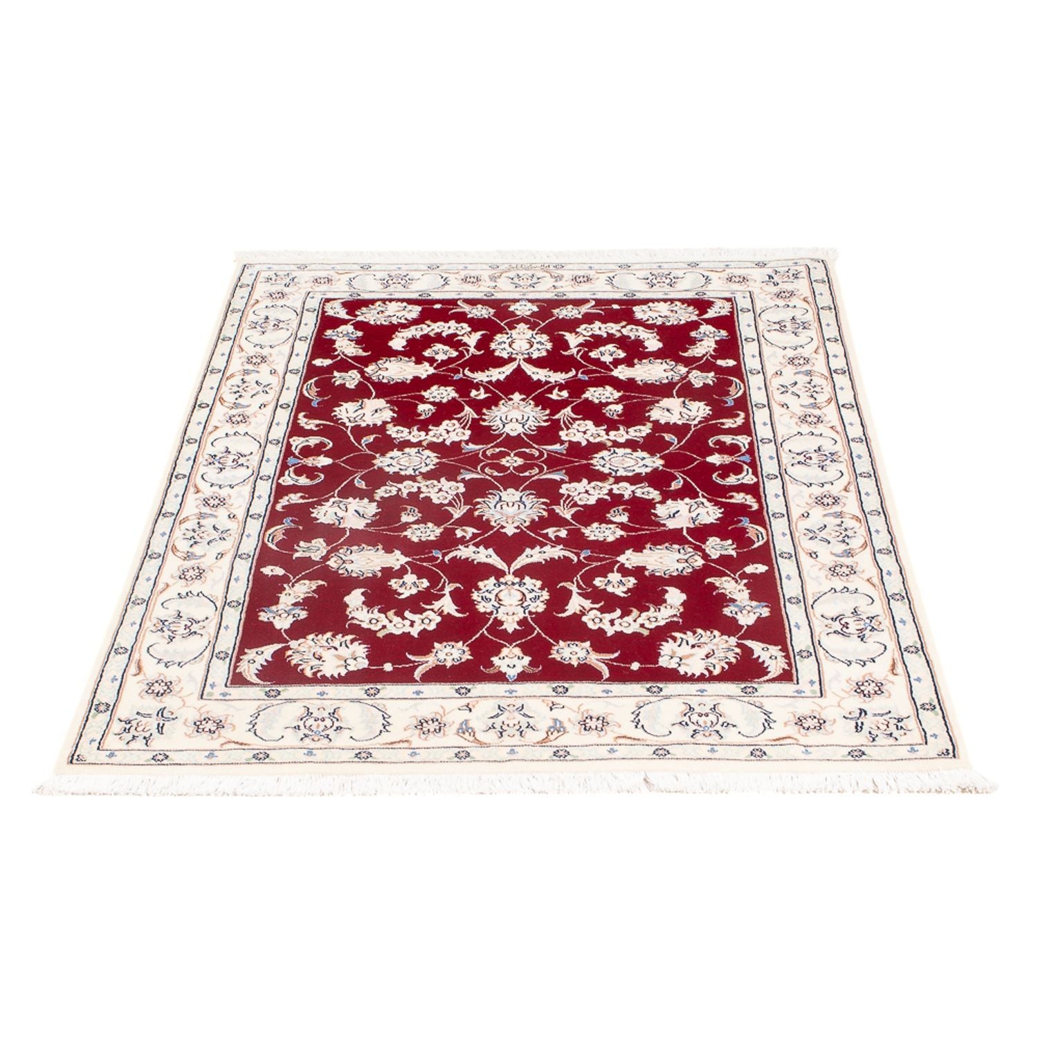 Perserteppich - Nain - Premium - 125 x 83 cm - rot