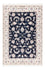 Perserteppich - Nain - Premium - 120 x 81 cm - dunkelblau