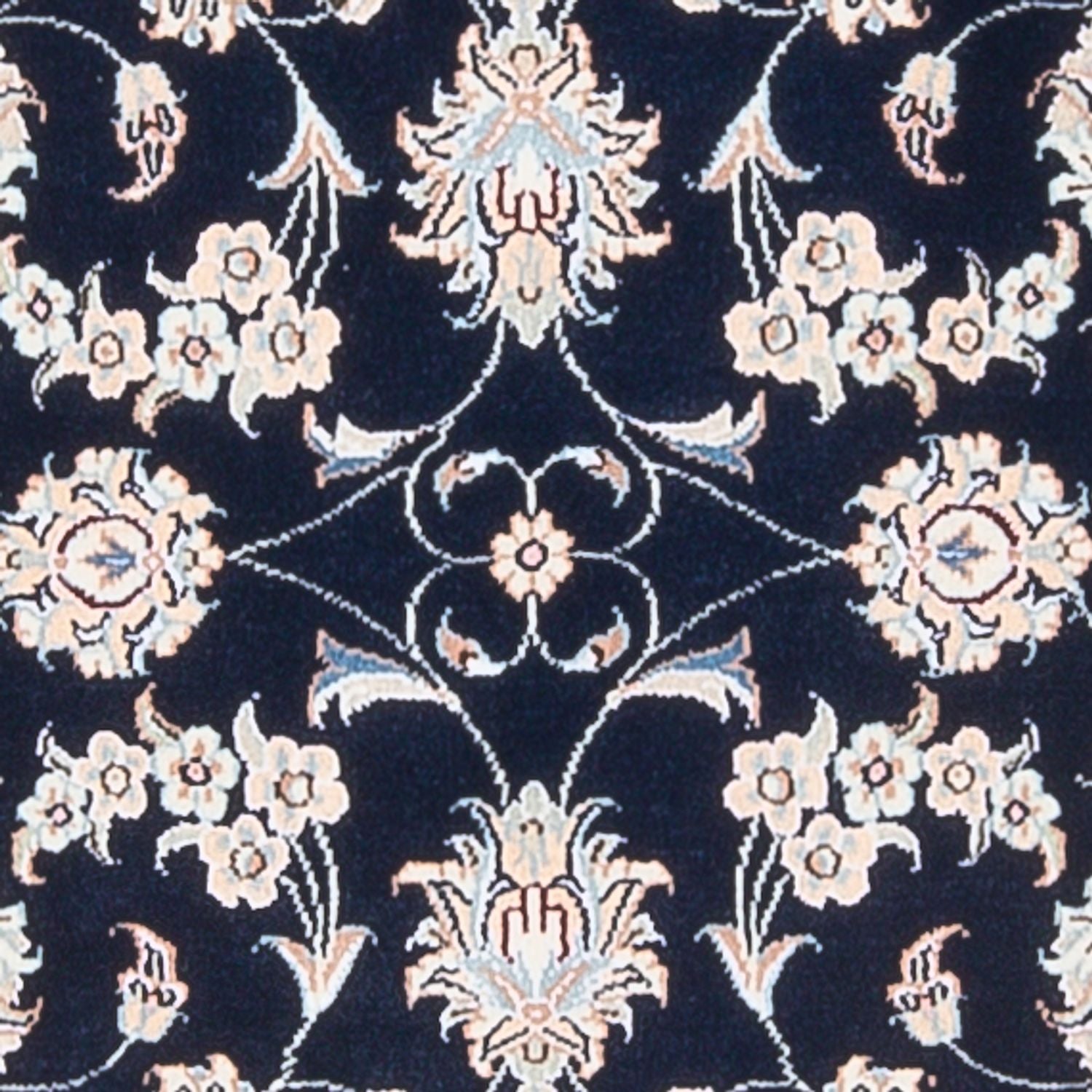Perserteppich - Nain - Premium - 120 x 81 cm - dunkelblau