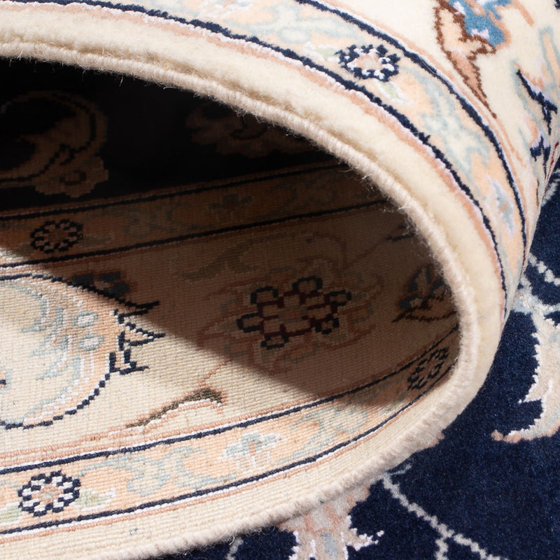 Perserteppich - Nain - Premium - 120 x 81 cm - dunkelblau