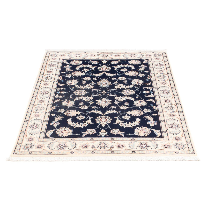 Perserteppich - Nain - Premium - 120 x 81 cm - dunkelblau