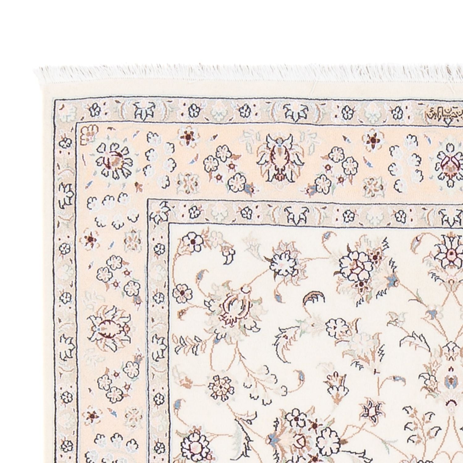 Perserteppich - Nain - Premium - 158 x 108 cm - creme
