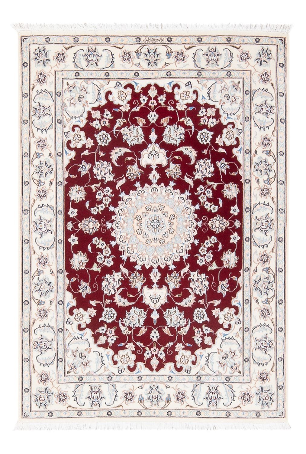 Perserteppich - Nain - Premium - 120 x 80 cm - rot