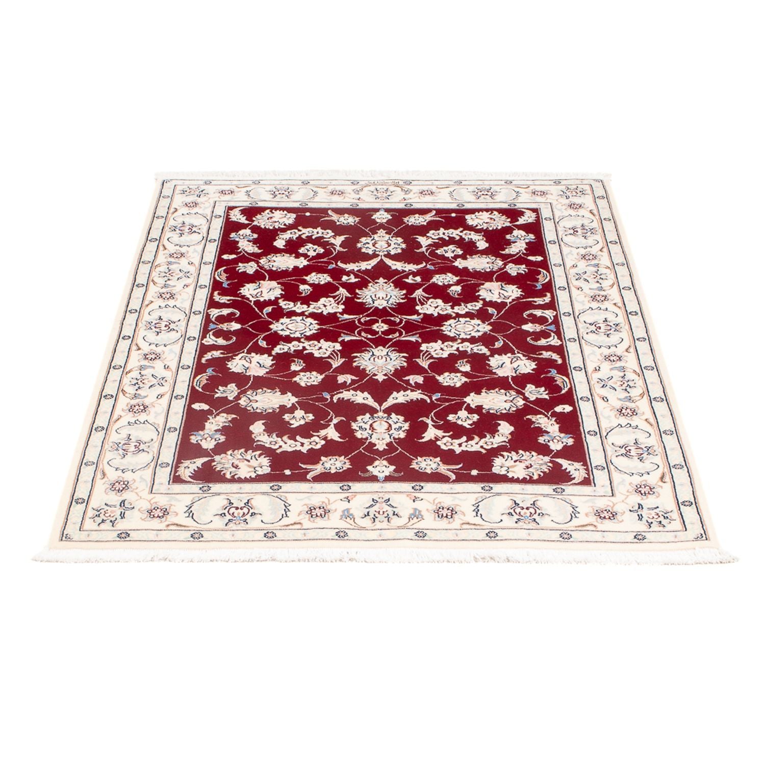 Perserteppich - Nain - Premium - 125 x 84 cm - rot