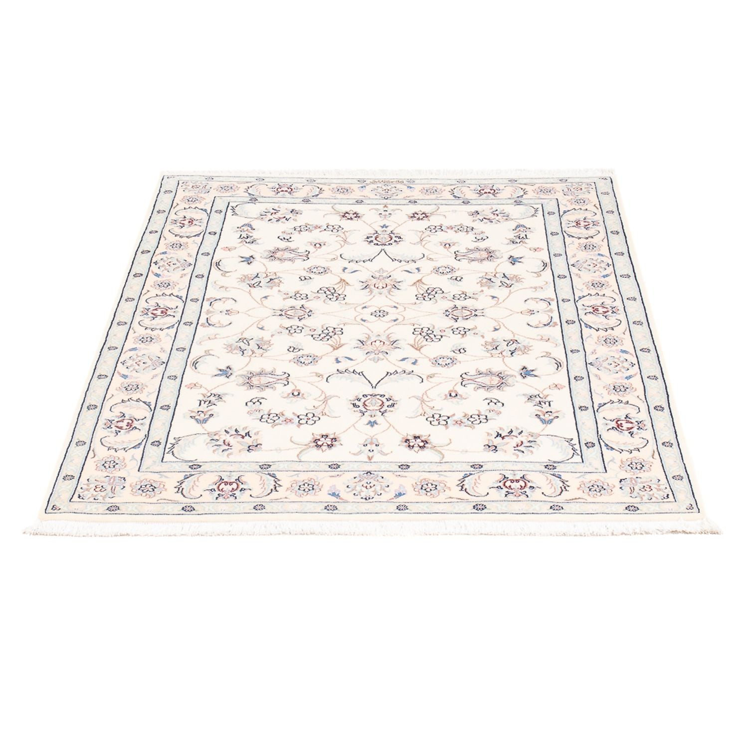 Tapis persan - Nain - Premium - 121 x 82 cm - crème