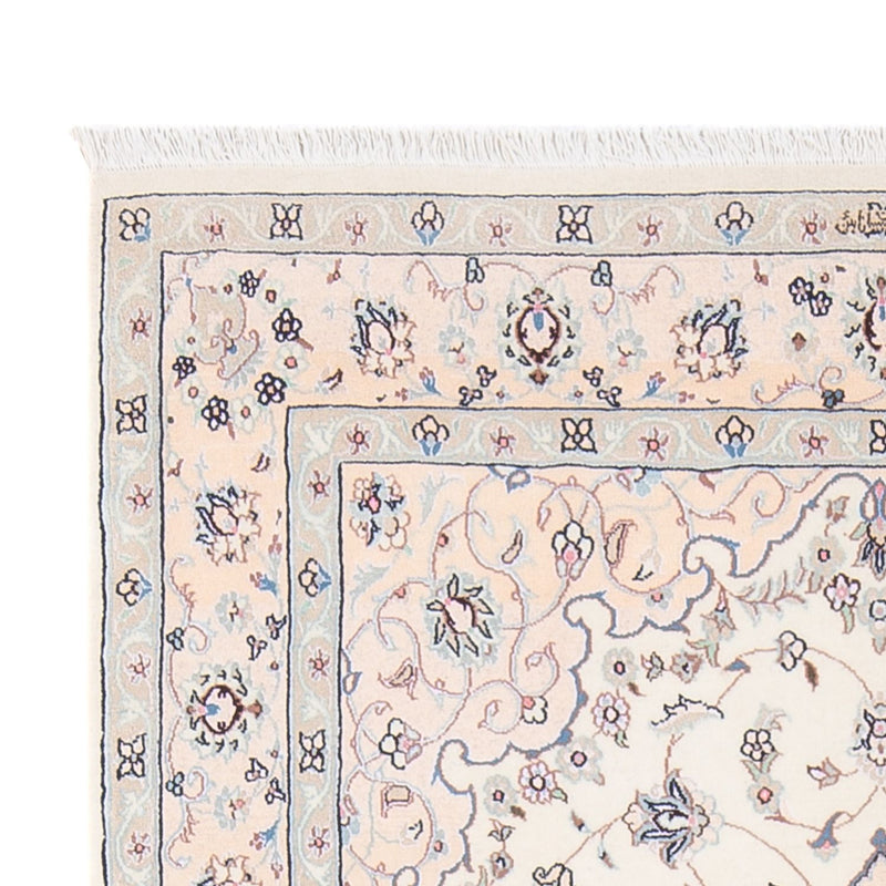 Tapis persan - Nain - Premium - 165 x 108 cm - crème