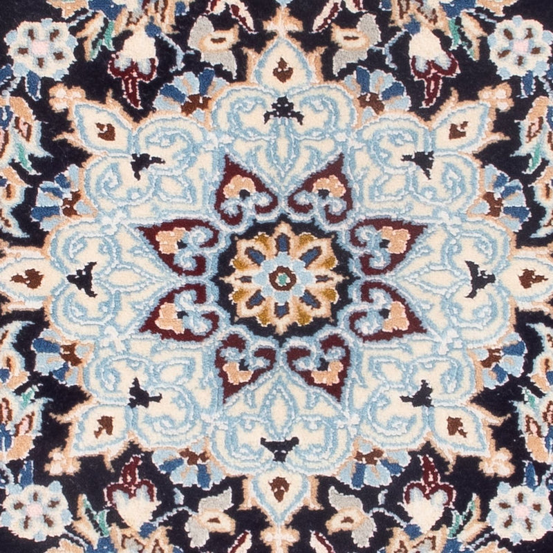 Tapis persan - Nain - Premium - 77 x 50 cm - bleu clair