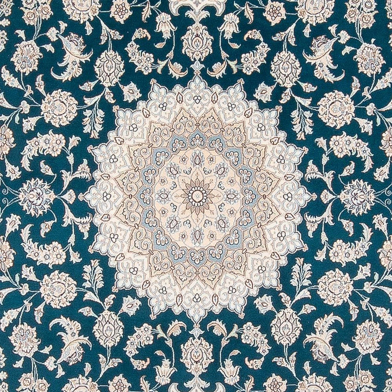 Tapis persan - Nain - 300 x 200 cm - vert