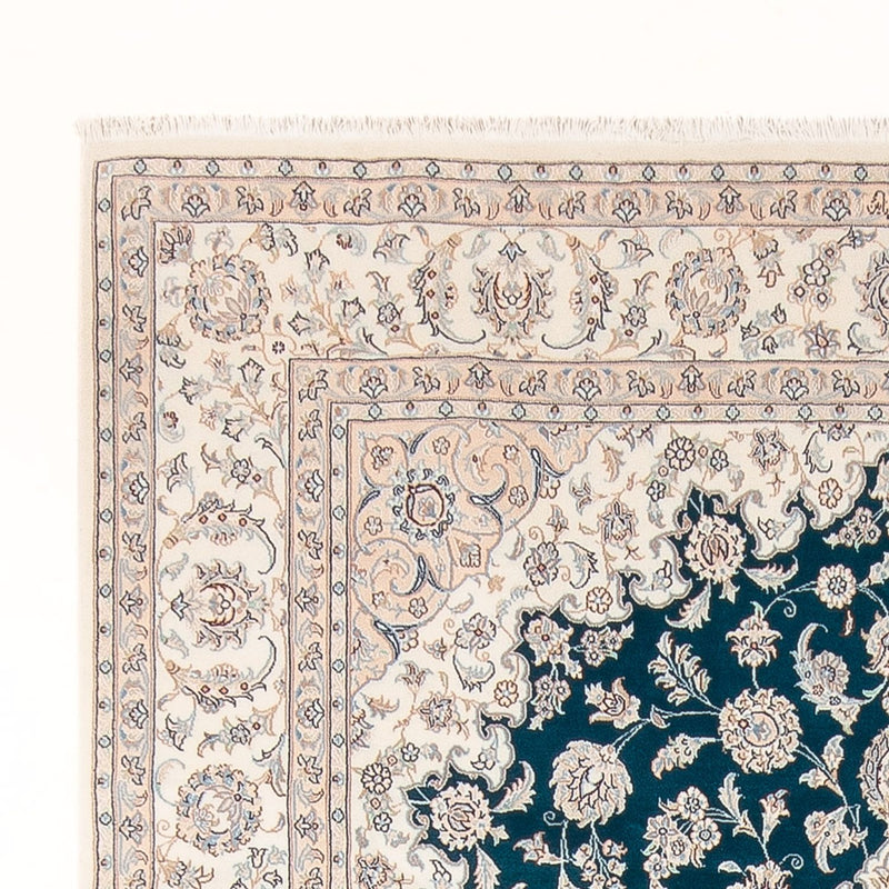 Tapis persan - Nain - 300 x 200 cm - vert