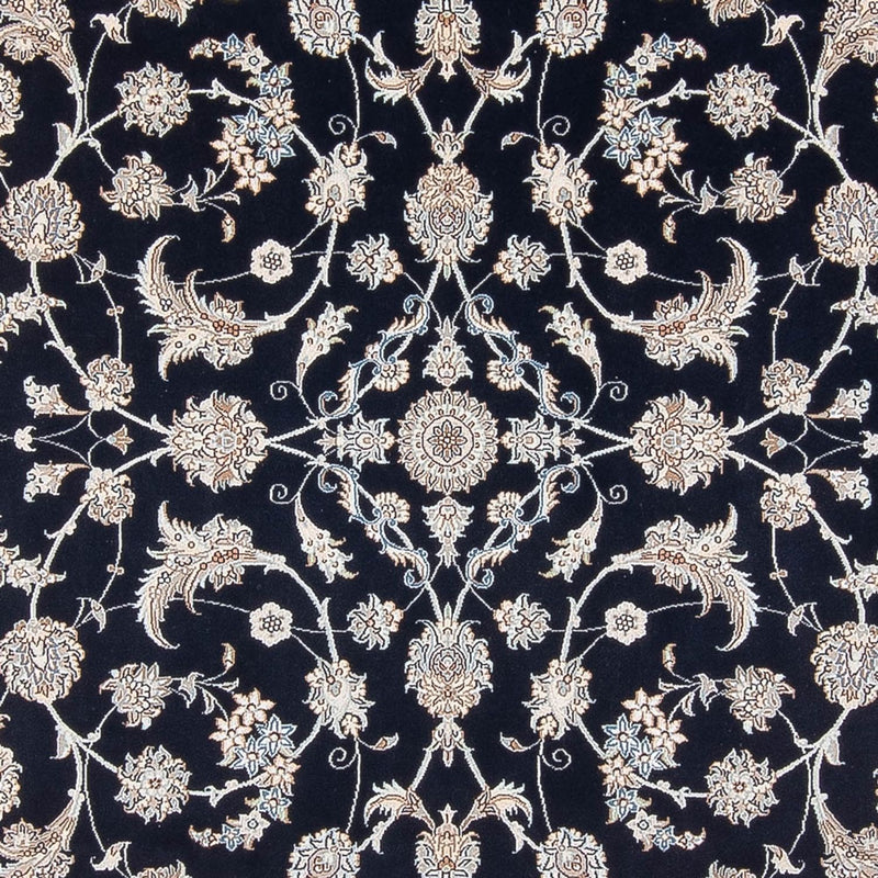 Tapis persan - Nain - 297 x 200 cm - bleu foncé