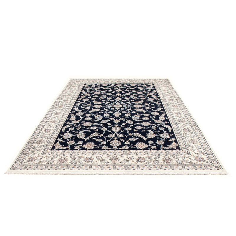 Tapis persan - Nain - 297 x 200 cm - bleu foncé
