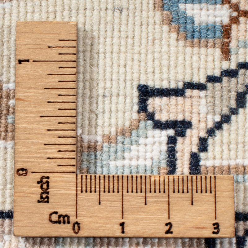 Tapis persan - Nain - 297 x 200 cm - bleu foncé