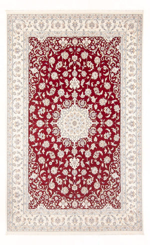 Tapis persan - Nain - 298 x 196 cm - rouge
