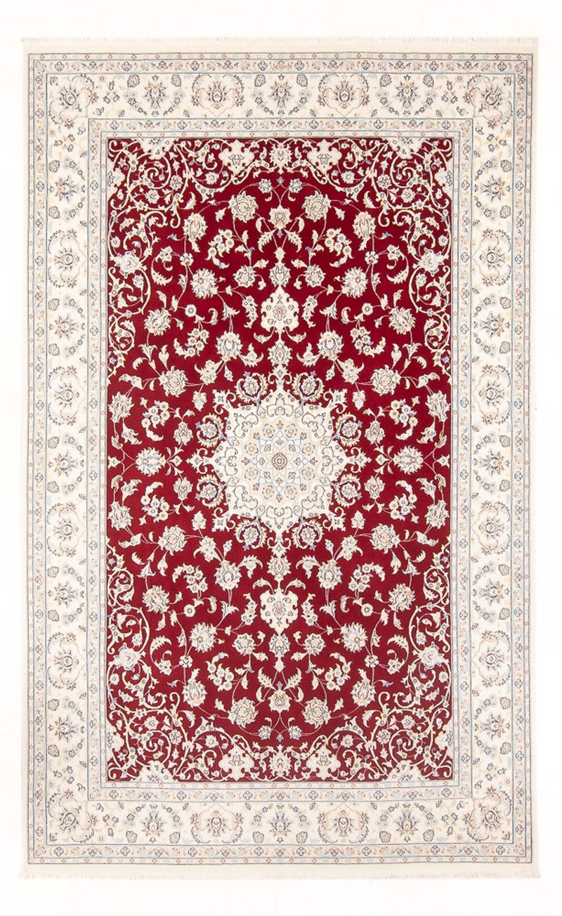 Tapis persan - Nain - 298 x 196 cm - rouge