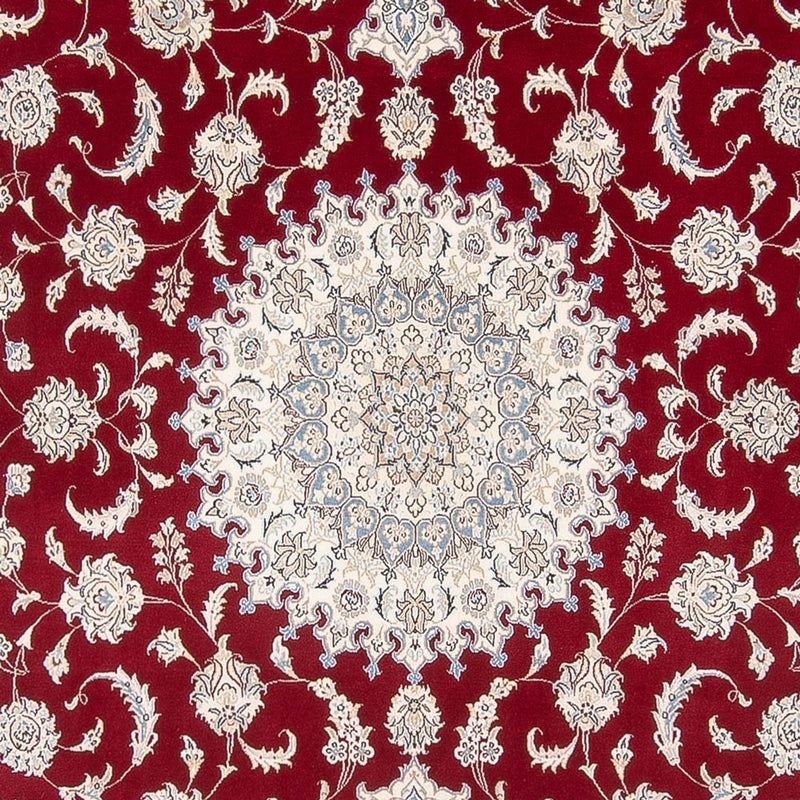Tapis persan - Nain - 298 x 196 cm - rouge