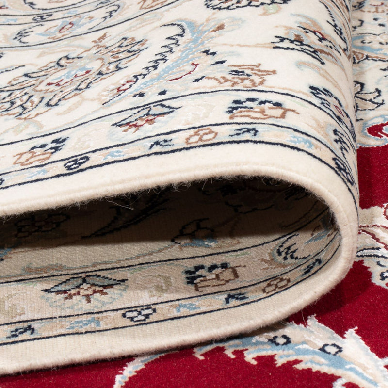 Tapis persan - Nain - 298 x 196 cm - rouge
