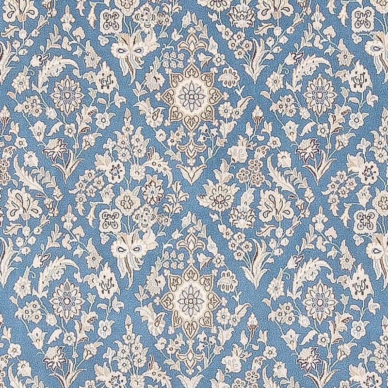 Tapis persan - Nain - 304 x 198 cm - bleu clair