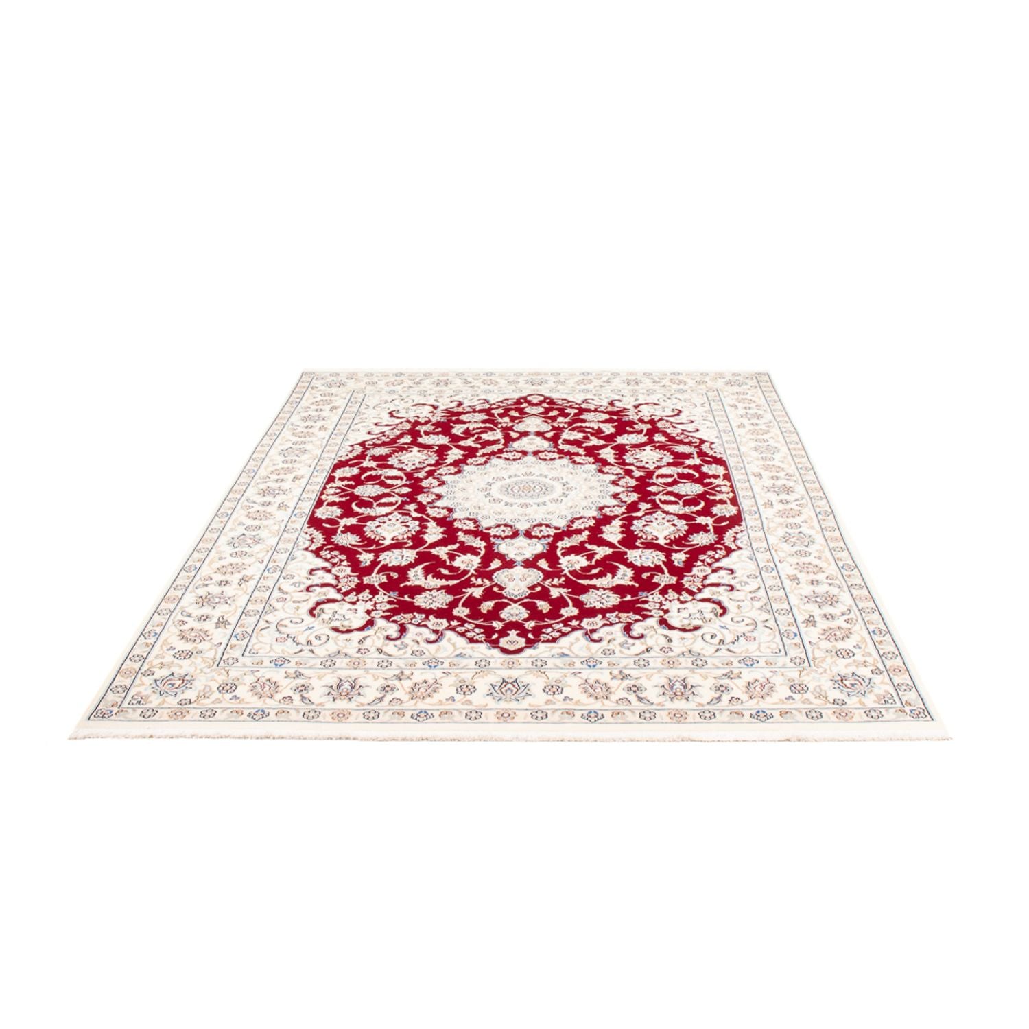 Perserteppich - Nain - 242 x 168 cm - rot