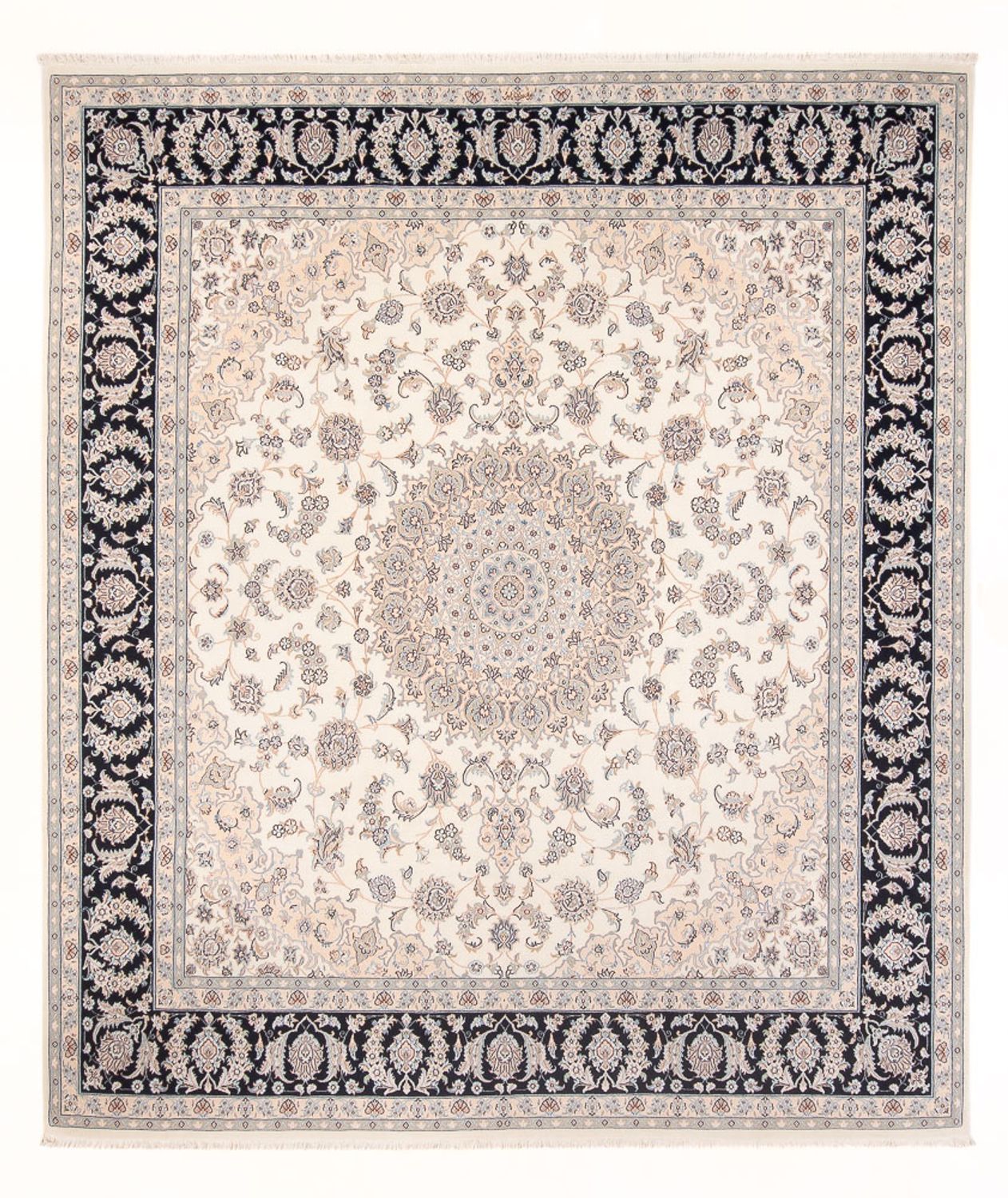 Perserteppich - Nain - Premium - 270 x 251 cm - creme