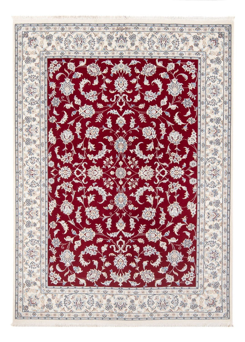 Tapis persan - Nain - Premium - 198 x 149 cm - rouge